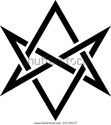 Unicursal Hexagram Magical Symbol Unicursal Hexagram