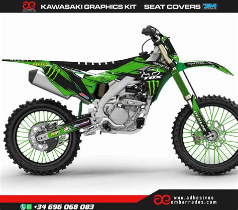 Pegatinas Kawasaki Kxf Adhesivosembarrados