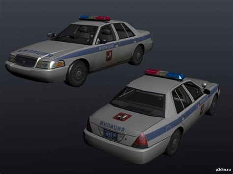 Russian Police car 3D Model - 3DHunt.co