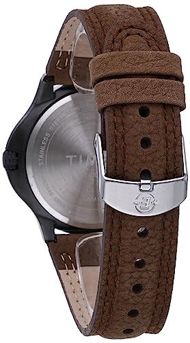 Timex Mens T47012 Expedition Metal Field Brown Leather Strap Watch Ultimate Jewelry