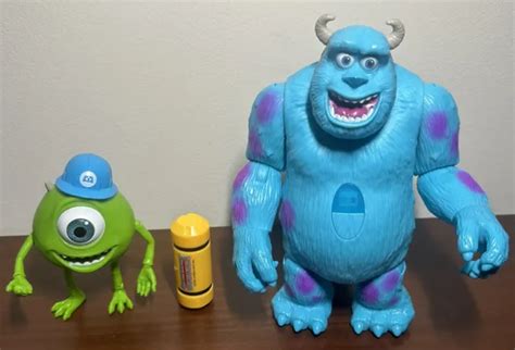 Disney Pixar Interactables Monsters Inc Sulley Talking Figure Mike