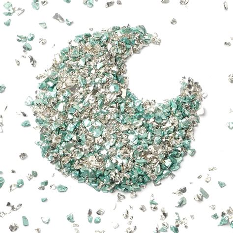 Crushed Glass Craft Glitter For Resin Irregular Metallic Crystal Chips Sprinkles