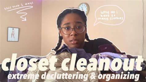 EXTREME CLOSET CLEAN OUT 2024 Declutter Organize My Closet With