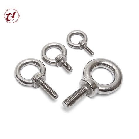 Full Thread Live Eye Bolt With Ring Hole Din Eye Bolt Din Eye