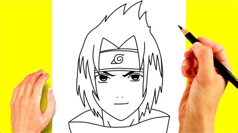 Como Dibujar Sasuke Paso A Paso Youtube