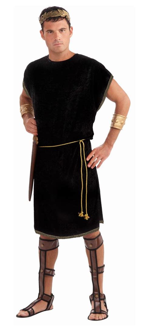 Roman Clothing Black Roman Tunic Mens Burning Man Boots Toga Costume Roman Clothes Roman Toga