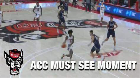 NC State S Manny Bates Block Leads To The Sweet And 1 By Dereon