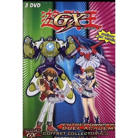 Coffret 3 Dvd Yu Gi Oh Gx Saison 1 Vol 03 En Dvd Manga Pas Cher Cdiscount