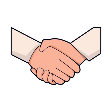 shake hands, vector illustration 21084156 Vector Art at Vecteezy