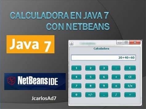 Calculadora en java 7 con Netbeans Diseño y programación YouTube