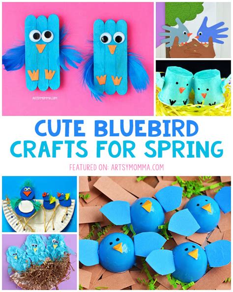 Bluebird Crafts for Spring That Are Cute! - Artsy Momma