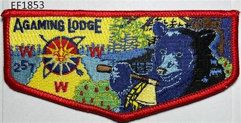 Boy Scout OA 257 Agaming Lodge Flap EBay