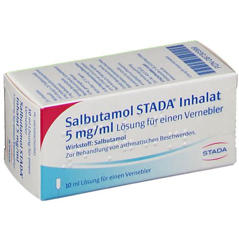 Salbutamol Stada Inhalat Mg Ml Ml Mit Dem E Rezept Kaufen Shop