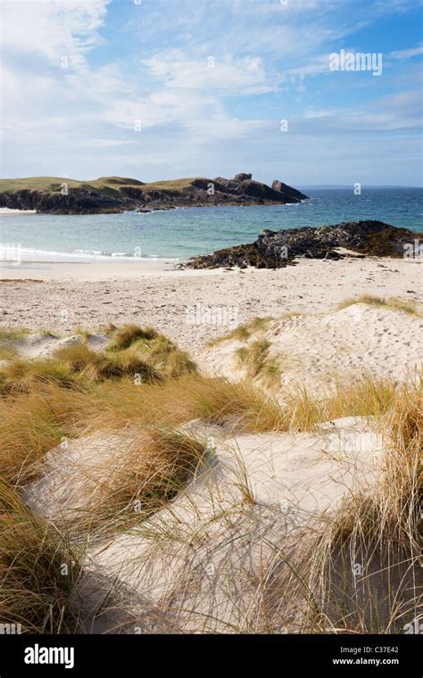 Clachtoll Beach And Split Rock Clachtoll Assynt Sutherland Highland