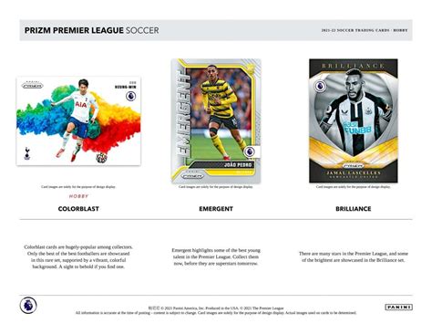 Panini Prizm Epl Soccer Cards