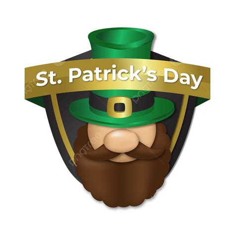 St Patrick Gnome Vector Art Png Simple St Patricks Day Gnome Logo St