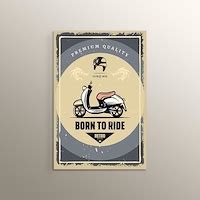 Born To Ride Retro Tasar M Mdf Tablosu Tablohane