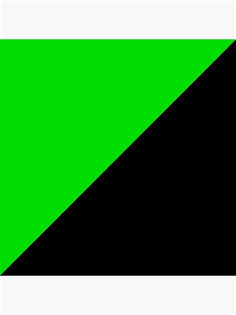 Anarcho Primitivism Flag Poster By Dator Redbubble