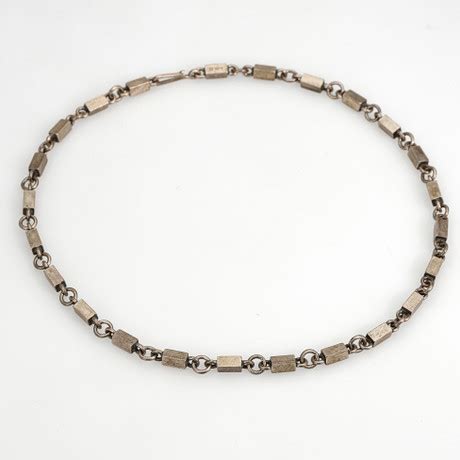 WIWEN NILSSON Halsband sterlingsilver stämpelsignerad Lund 1958