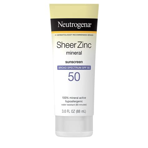 Buy Neutrogena Sheer Zinc Oxide Dry Touch Sunscreen Lotion With Broad