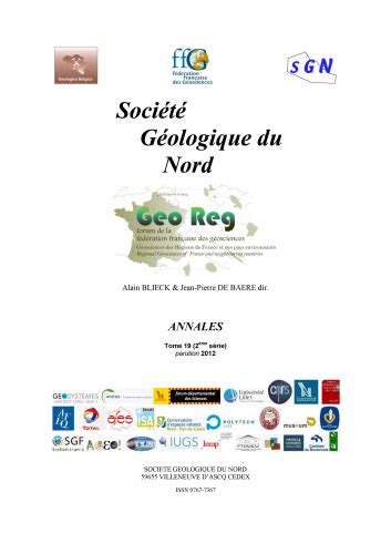 Annales De La Soci T G Ologique Du Nord E S Rie Tome