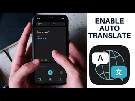 How To Enable Auto Translate In Apple Translate App In Ios On Iphone