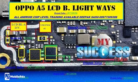 Oppo A37 Lcd Light Ic Solution