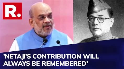 Home Minister Amit Shah Pays Tribute To Netaji Honours Param Vir