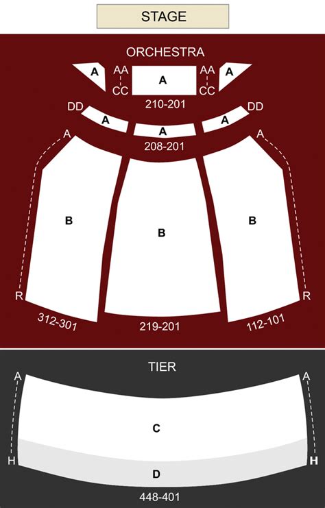 James K Polk Theater, Nashville, TN - Seating Chart & Stage - Nashville ...