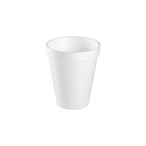 250ml Foam Cups Polystyrene Hc8 Disposable 100pack