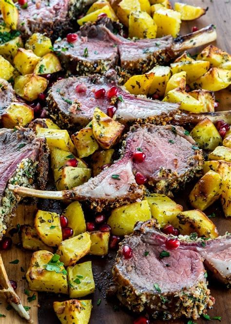 Herb Crusted Rack Of Lamb Jo Cooks