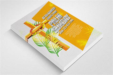 Palm Sunday Flyer By Designhub Thehungryjpeg