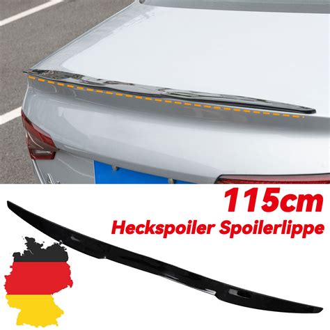 Universal Heck Spoiler Lippe Schwarz Spoilerlippe Kofferraum