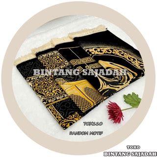 Jual Sajadah Dewasa Sajadah Turki Exclusive Kiswah Hitam Tebal Halus