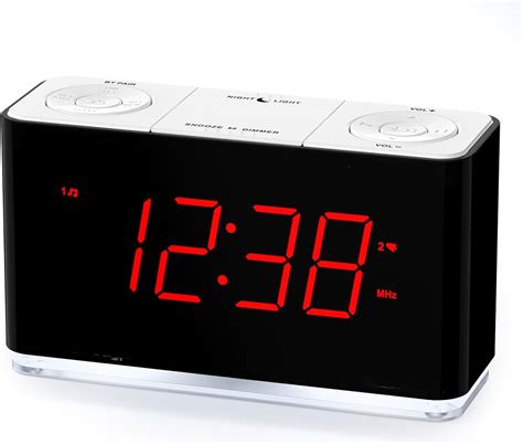 Amazon ITOMA Alarm Clock Radio With Bluetooth Dual Alarm