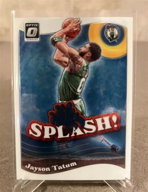 Jayson Tatum Panini Donruss Optic Splash Boston Celtics Eur