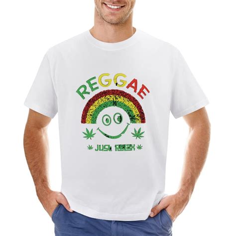 Reggae Music Reggae Smile Just Relax Vintage T Shirt Mens Cotton