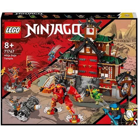 LEGO NINJAGO: Ninja Dojo Temple Master of Spinjitzu Set (71767) Toys ...