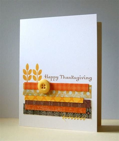 Sweet And Simple DIY Thanksgiving Cards Design Diy Thanksgiving Cards