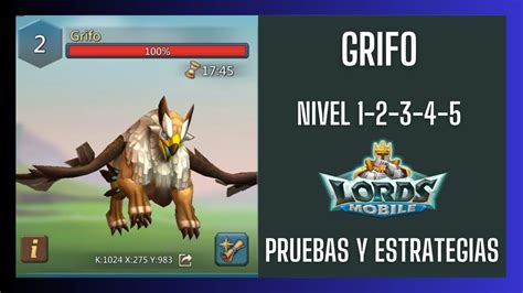 Lords Mobile Es Cacer A Grifo Nivel An Lisis Y