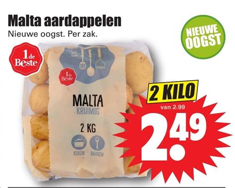 Malta Aardappelen Aanbieding Bij Dirk