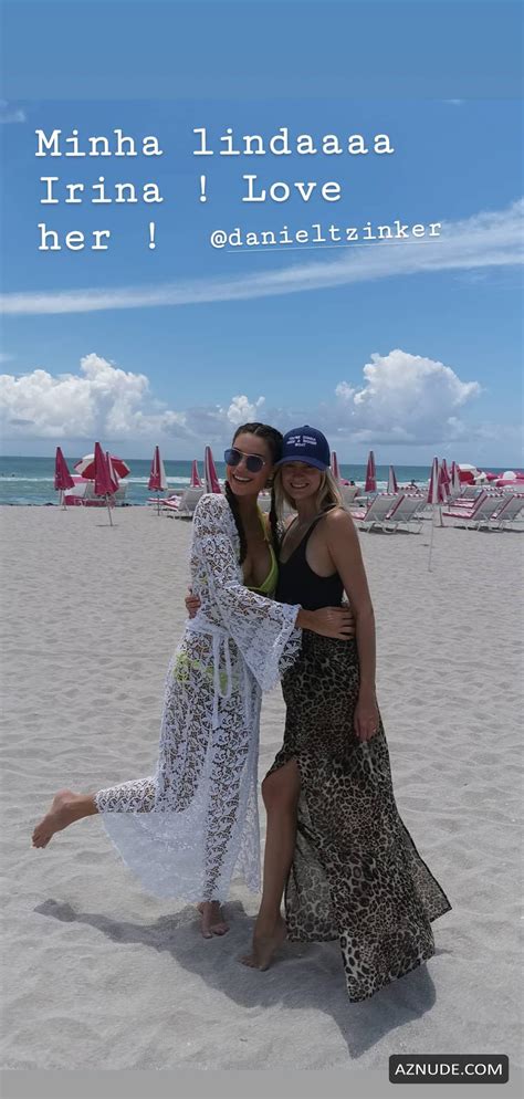 Julia Pereira Sexy Seen In A Yellow Triangle Top Bikini At The Beach On Monday Afternoon In