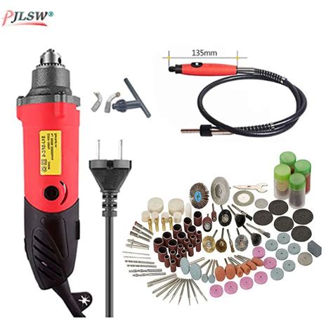 PJLSW Mini taladro eléctrico con portabrocas Universal y Kit de