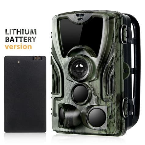 Охотничья камера Suntekcam HC-801A с литиевой батареей 5000 мАч, 16 МП ...