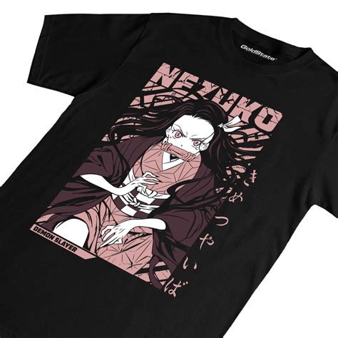 Jual Kaos Anime Demon Slayer Demon Nezuko Nezuko Baju Hitam