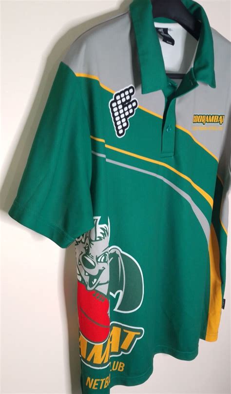 Goorambat Bats Players Polo Shirt Xl Ovens And King League Benalla Afl