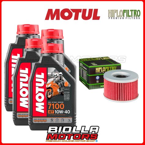 Kit Tagliando Honda Cb A Hondamatic Filtro Olio Motul W