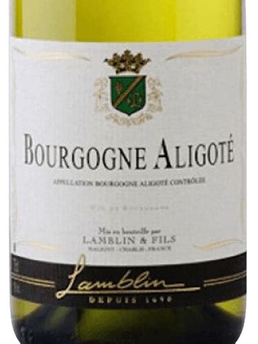 Lamblin Fils Bourgogne Aligoté Vivino Canada