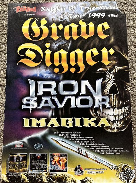 Grave Digger Poster Collection Tshirtslayer Tshirt And Battlejacket