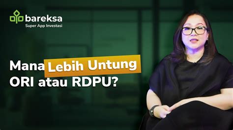 Faktanya Obligasi Negara Ritel ORI Lebih Untung Dari RDPU Dan